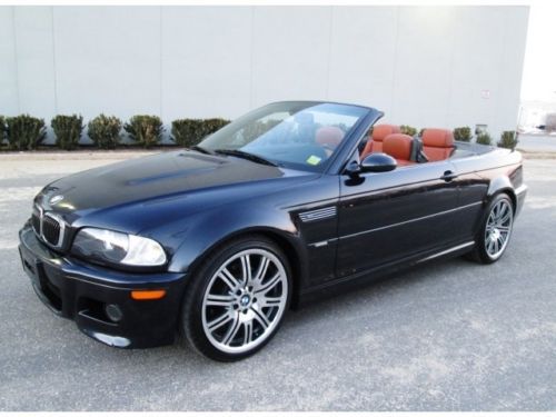 2005 bmw m3 convertible 6 speed manual 63k 19&#034; wheels rare sharp color stunning