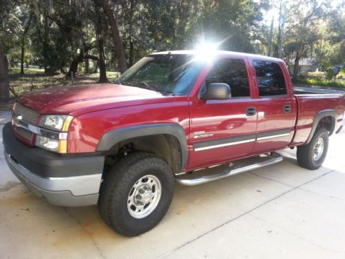 2004 chevrolet silverado 2500hd crew cab diesel lt 4x4 new tires