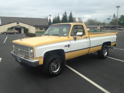 1984 chevy 4x4 1 owner rust free low miles
