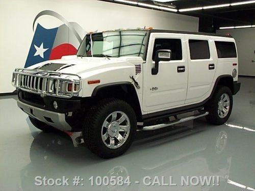 2009 hummer h2 4x4 lux sunroof nav dvd rear cam 20s 64k texas direct auto