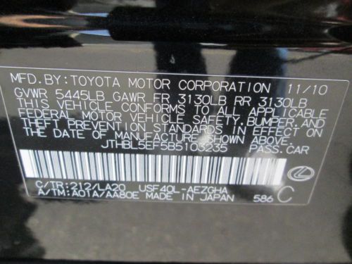 11 BLACK 4.6L V8 LEATHER NAVIGATION SUNROOF MILES:49K ONE OWNER CERTIFIED, image 33