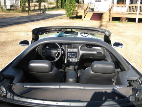 2002 FORD MUSTANG GT CONVERTIBLE 5-Speed SEE VIDEOS!!! White GREAT CAR!, image 4