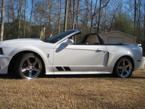 2002 FORD MUSTANG GT CONVERTIBLE 5-Speed SEE VIDEOS!!! White GREAT CAR!, image 5