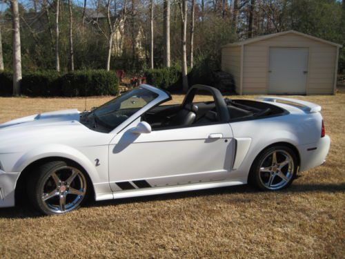 2002 FORD MUSTANG GT CONVERTIBLE 5-Speed SEE VIDEOS!!! White GREAT CAR!, image 6
