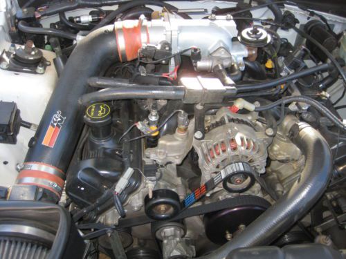 2002 FORD MUSTANG GT CONVERTIBLE 5-Speed SEE VIDEOS!!! White GREAT CAR!, image 8