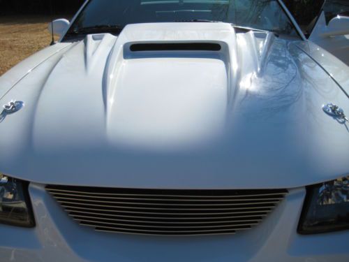 2002 FORD MUSTANG GT CONVERTIBLE 5-Speed SEE VIDEOS!!! White GREAT CAR!, image 9