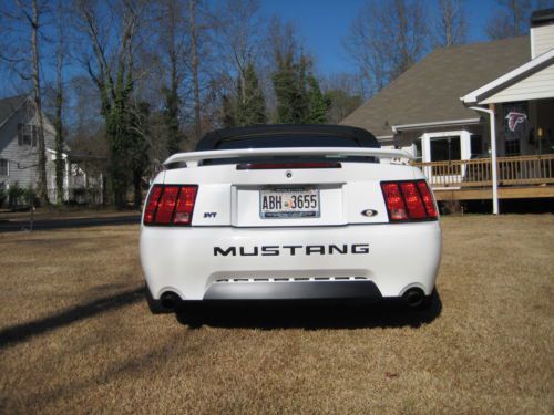 2002 FORD MUSTANG GT CONVERTIBLE 5-Speed SEE VIDEOS!!! White GREAT CAR!, image 17