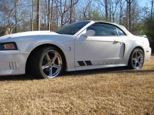 2002 FORD MUSTANG GT CONVERTIBLE 5-Speed SEE VIDEOS!!! White GREAT CAR!, image 18