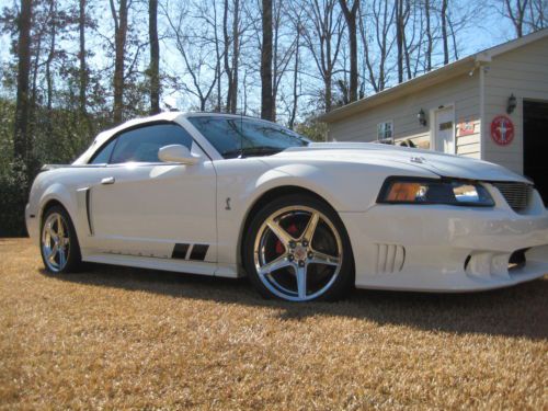 2002 FORD MUSTANG GT CONVERTIBLE 5-Speed SEE VIDEOS!!! White GREAT CAR!, image 20