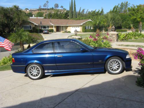 1995 bmw m3 5-sp avus blue, dove grey leather