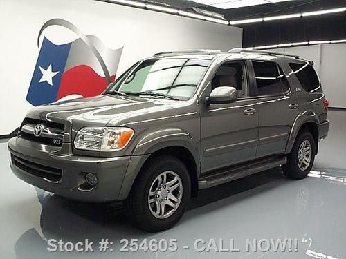 2005 toyota sequoia sr5 8-pass leather sunroof dvd 73k texas direct auto