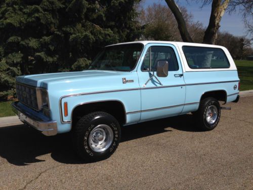 1978 chevrolet k-5 blazer 4x4 cheyenne 2-dr suv 5.7l automatic transmission