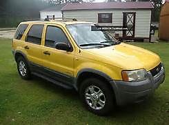 2001 ford escape xlt  4 wheel drive sport utility 4-door 3.0l new transmission