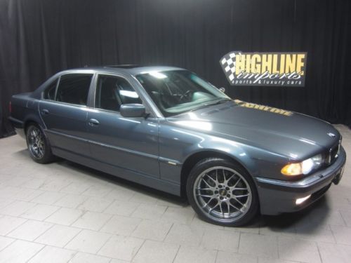 2001 bmw 750il, factory sport package, 19 bbs rs wheels, very clean car!!