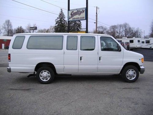 1997 ford van e-350 xl extended 15 passenger van auto ac clean new tire warranty