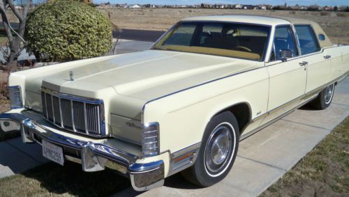 1976 lincoln continental town car 34000 original miles!!