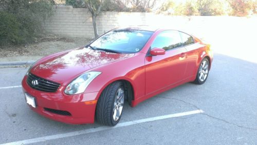 2003 infiniti g35 coupe 2 door sport rims red one owner