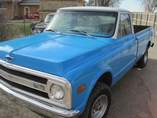 1970 chevy c-10 4x4, 350, new paint, new interior, bedliner, and more!!