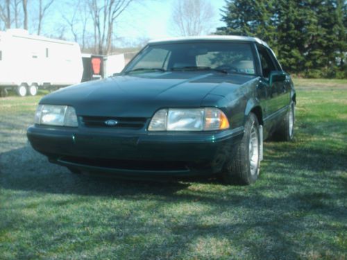 1990 ford mustang lx convertible 2-door 5.0l