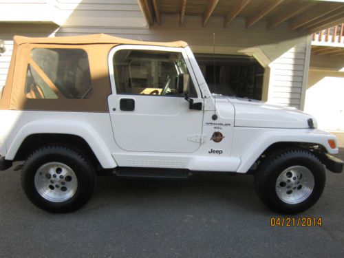 1998 jeep wrangler sahara sport utility 2-door 4.0l