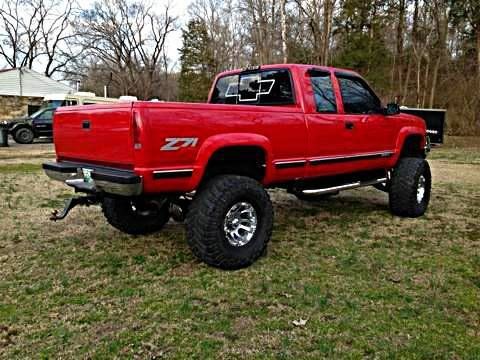 Big lifted z71 chevy w/ efi 454 bbc (all new) 1993
