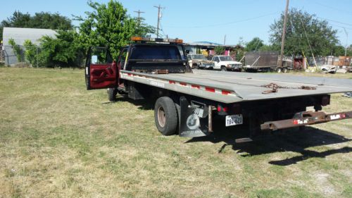 19&#039; flatbed jerr -dan bed  f-450 turbo diesel tow truck with wheel lift