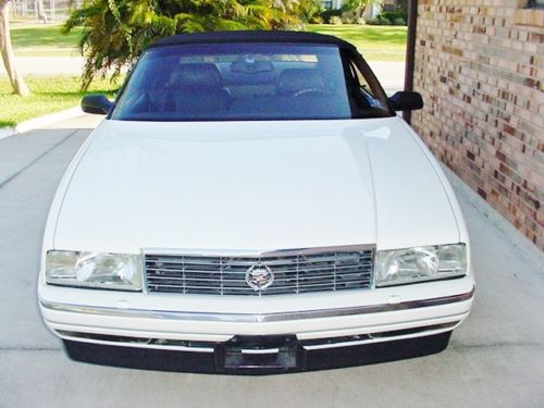 1993 Cadillac Allante Convertible Pearl White Black Leather 295HP Final Year, image 5