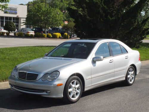 2001 mercedes c240 sedan - 6-spd - loaded! - runs/drives great! - no reserve!