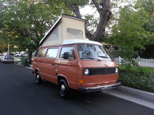 1982 volkswagen vanagon l westfalia 4-speed no reserve runs &amp; drives great