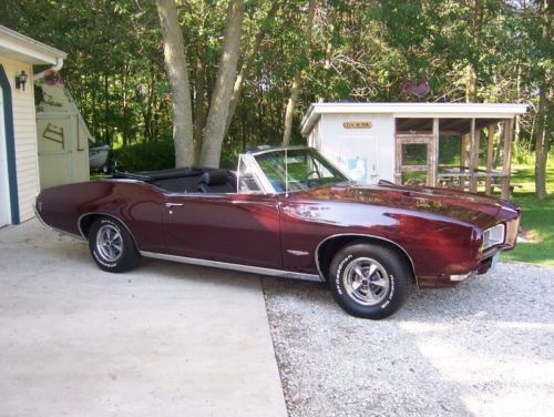 1968 pontiac gto convertible 42,000 original miles numbers matching