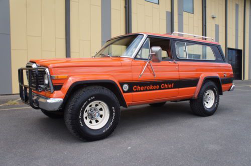 1979 jeep cherokee chief s survivor same owner since 1981 rebuilt 360 4x4 ac