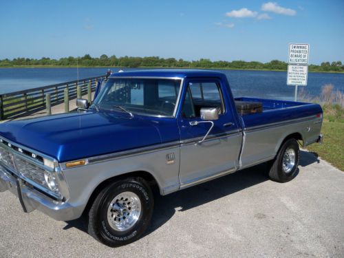 1973 ford f100 xlt w/ air condition 360 v8 truck