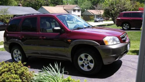 2004 mazda tribute es, 144,812 miles, maroon, 4wd