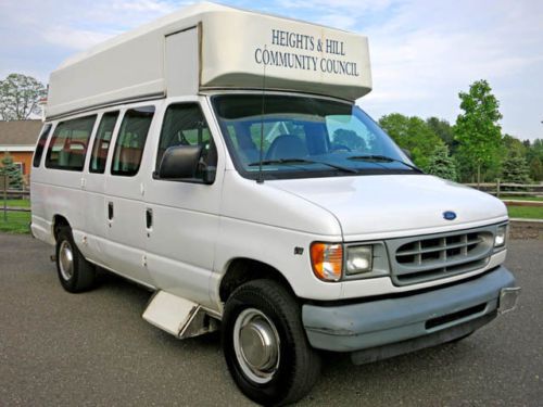 2002 ford e350 handicap van  only 58k    no reserve!