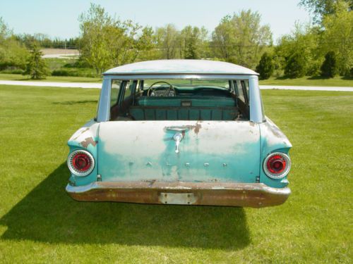 1962 Ford Falcon Station Wagon - barn find, runs & drives, Racine, WI - rat rod, image 2