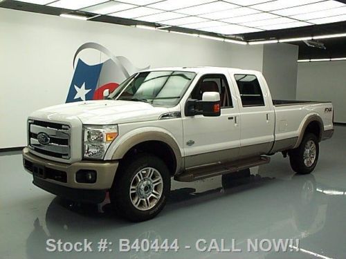 2013 ford f-350 king ranch crew diesel fx4 4x4 nav 11k texas direct auto