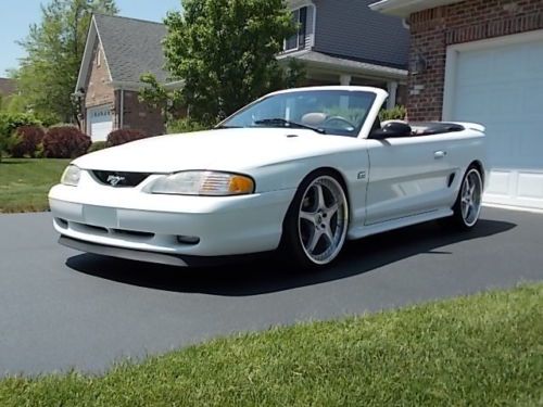 1995 ford mustang gt convertible 5.0 arizona car with lots of mods! extra clean!