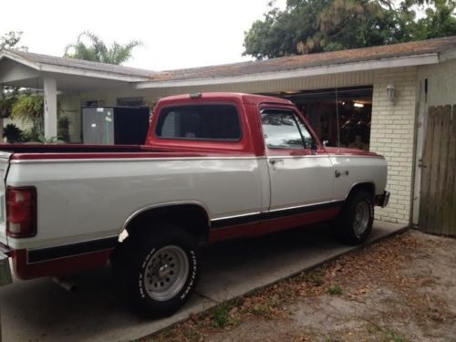 1989 dodge ram d 100 88k original miles and paint cold air 1 owner fl truck