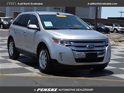 Silver 2011 ford edge 70 k miles leather heated seats no accidents financing