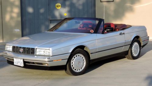 California original one owner 1991 cadillac allante, 72k orig miles, stunning!