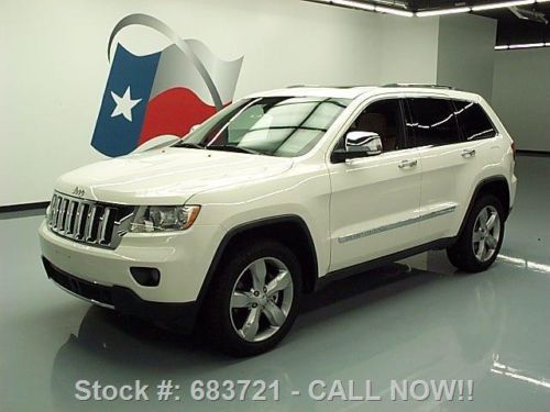 2011 jeep grand cherokee overland 4x4 hemi pano sunroof texas direct auto