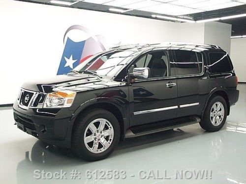 2011 nissan armada platinum sunroof leather nav dvd 39k texas direct auto