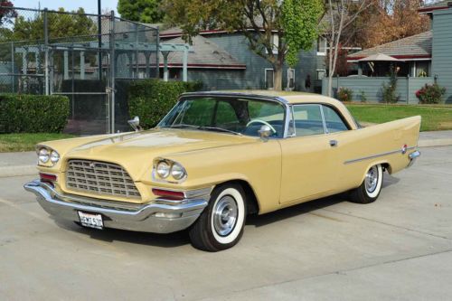 Restored 1957 chrysler 300c hemi 392/at ps pb rare factory special paint car