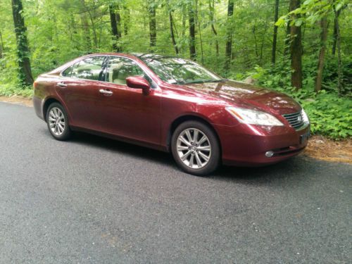 07 lexus es350 ultra luxury w/panoramic roof, nav, mark levinson audio only 77k