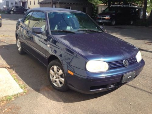 2001 volkswagen cabrio glx auto loaded convertible 2.0 summer fun go topless now