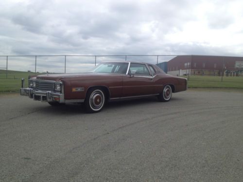 1978 cadillac eldorado custom classic biarritz, only 27k miles, factory sunroof