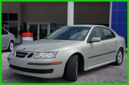 2007 saab 93 9-3 2.0t turbo 2l i4 16v automatic sunroof leather clean carfax