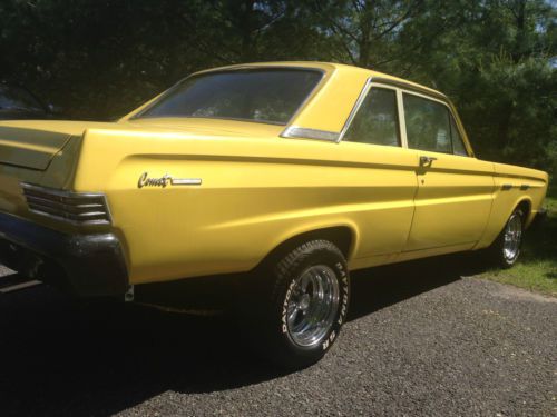 1965 mercury comet  v8 hot rod yellow with cragars