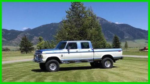 1977 f250 crew cab power steering custom upgrades cd leaf suspension idaho