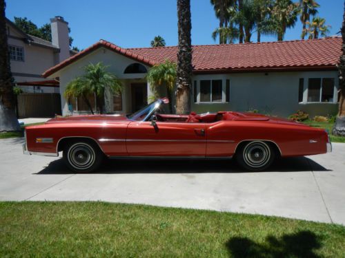 1976 cadillac eldorado convertible w 15000 miles like new all records